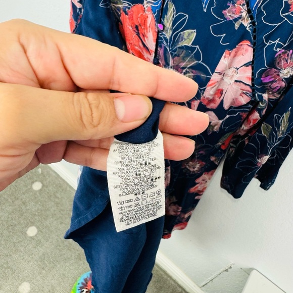 Free People Eyes On You Printed Dress in Navy size 6 - Picture 10 of 10